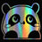 Peeking Panda Automobile Sticker Vinyl Creative Decal Cute Panda Car Accessories