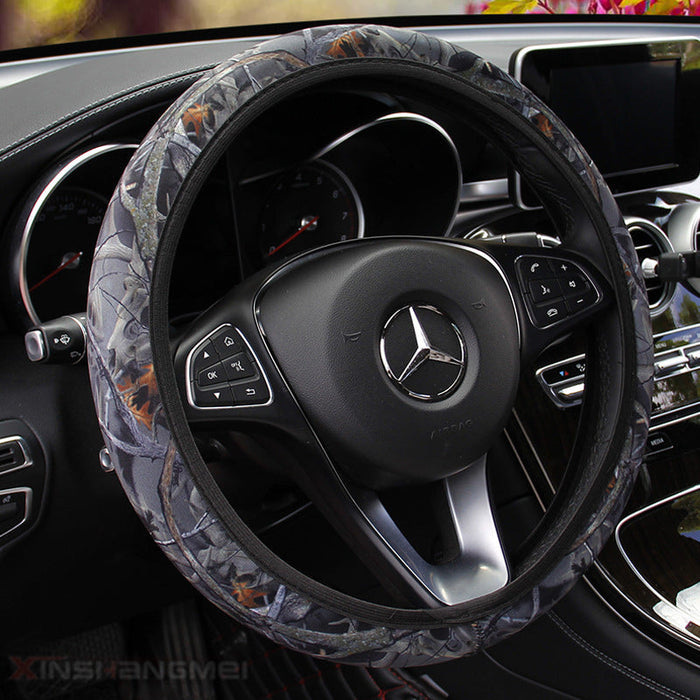Camouflage Car Steering-wheel Cover Car Styling SBR Lycra Steering Cover Auto Interior Accessories Anti-slip Wheel Protector