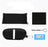 Black Eyewear Cases Sunglasses Case For Women Glasses Box With Lanyard Zipper Glasses Case Hard For Men Glasses Cloth Bag