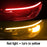 Led DRL Car Daytime Running Lights Flexible Waterproof Auto Turn Signal Yellow Brake Side Headlights Light Car Accessories
