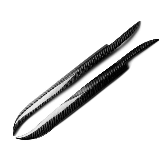 Carbon Fiber Car Exterior Modification Headlight Eyebrow Eyelash Accessories