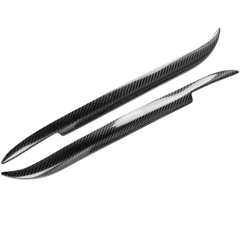 Carbon Fiber Car Exterior Modification Headlight Eyebrow Eyelash Accessories