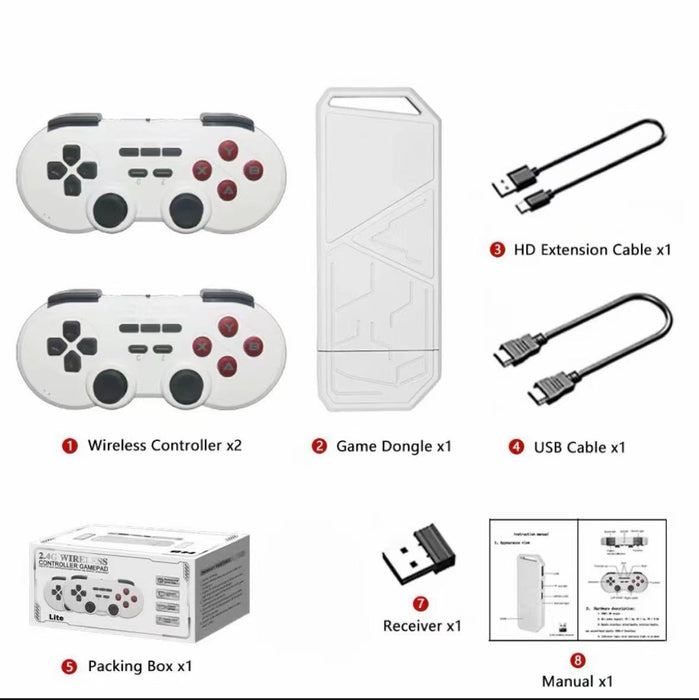 H8 Home TV Game Console HD 24g Wireless Handle