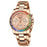 Fashion Steel Band Business Ladies Trend Colored Diamond Watch
