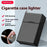 Simple Home USB Charging Windproof Cigarette Case Lighter