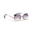 Women Oval crystal glasses eye ear ladies Rimless