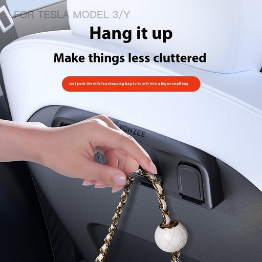 Suitable For Huanxin ModelY3 Rear Seat Car Folding Hook Storage Accessories