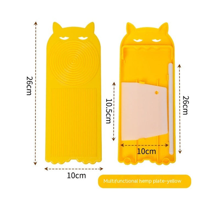 Hemp Board Multi-function Noodle Rubbing Tool Kitchen Gadgets