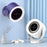 Desktop Adjustable Fan Light Rechargeable Wall Mount Table Fan Light Led Display Air Circulation Cooling USB Table Fan Light