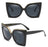 Women's Vintage Cat Eye Sunglasses Women Gradient Lens Sunglasses Glasses