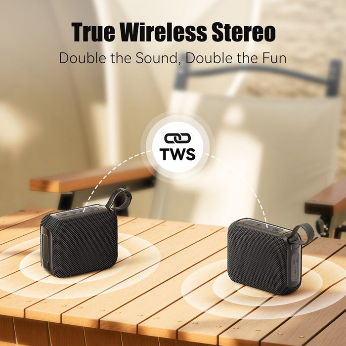 JYX L3 Portable Mini Wireless Speaker & Compact And Lightweight & Supports USB & TF Card, TWS & Excellent Sound Quality & Indoor And Outdoor Party Speakers & Holiday Gifts