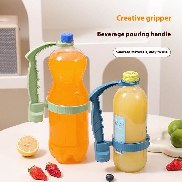 Beverage Bottle Handle Holder Adjustable Pouring Handle Organizer Multi-Use Oil Bottle Handle Holder Kitchen Storage Kitchen Gadgets