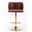 A A Furniture Swivel Barstools Adjustable Height, Modern PU Upholstered Stools