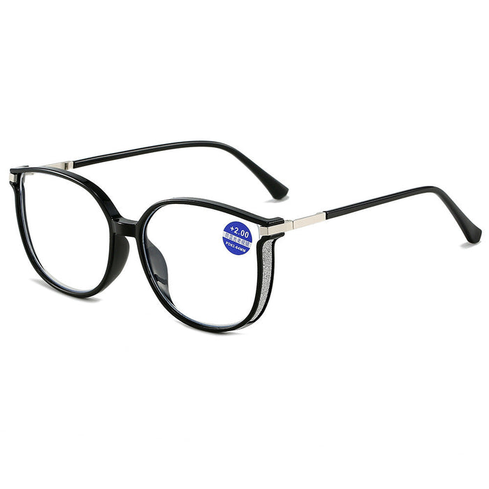 Anti-blue Light Reading Glasses For Women Fashion Large Rim