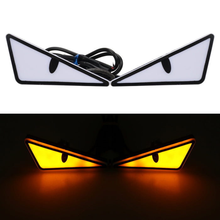 Triangle Eyes Modified General Motorcycle Decorative Accessories Car Lights