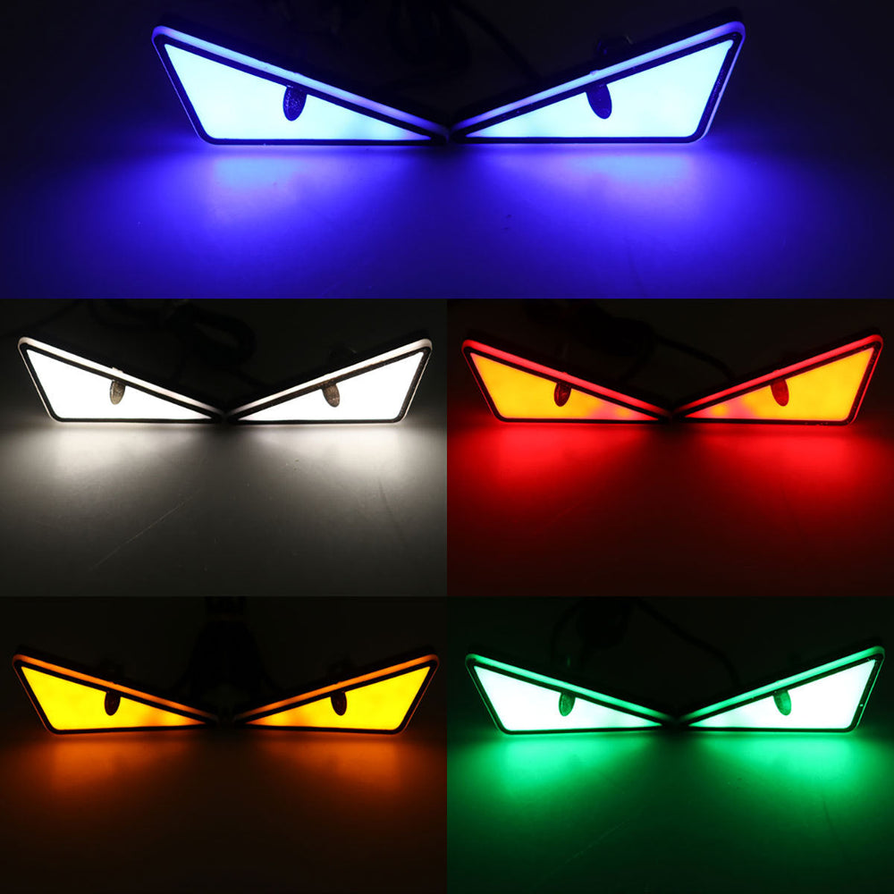 Triangle Eyes Modified General Motorcycle Decorative Accessories Car Lights