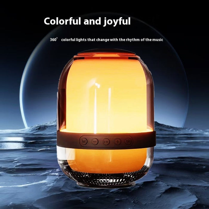 Creative Glass Transparent Colorful Bluetooth Audio