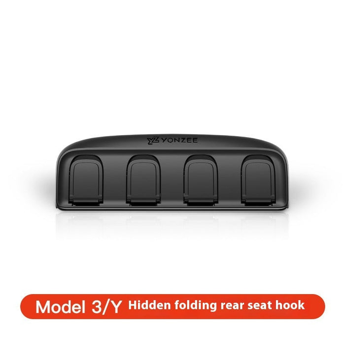 Suitable For Huanxin ModelY3 Rear Seat Car Folding Hook Storage Accessories