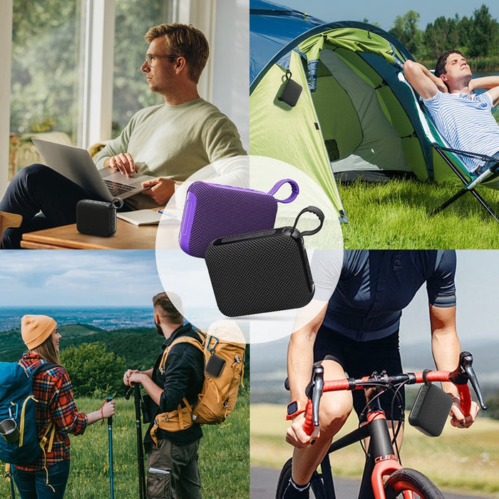 JYX L3 Portable Mini Wireless Speaker & Compact And Lightweight & Supports USB & TF Card, TWS & Excellent Sound Quality & Indoor And Outdoor Party Speakers & Holiday Gifts