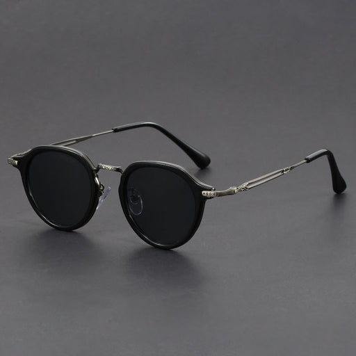 Metal Circle Frame Sunglasses UV Men And Women Sun Glasses