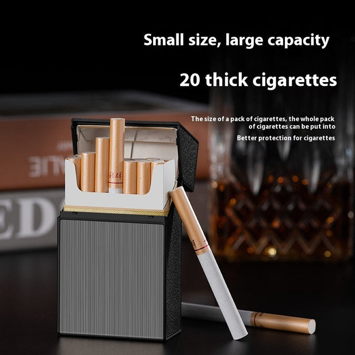Simple Home USB Charging Windproof Cigarette Case Lighter