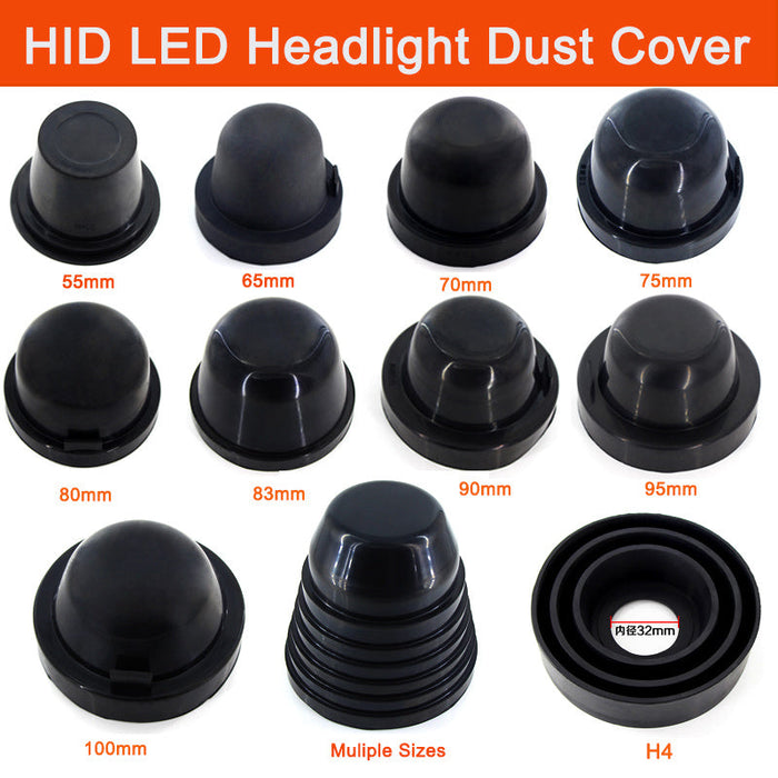 Car Accessories LED Headlight Extended Seal Rear Cover Dust Cover